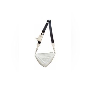 Prada Triangle leather shoulder bag